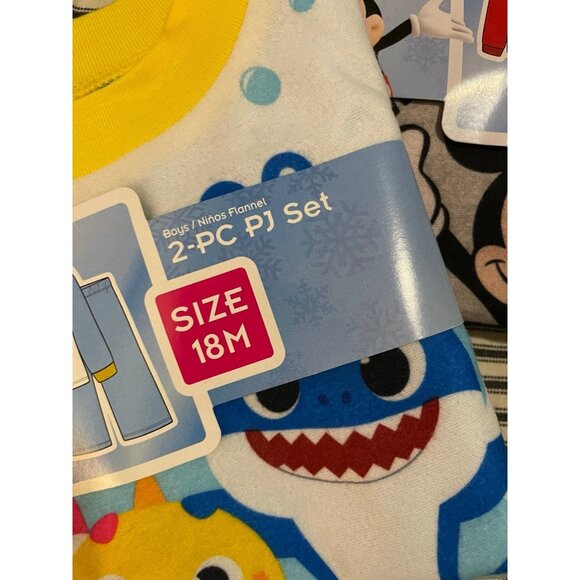 Bundle of Two Baby Boys Flannel Pajamas‎ - Picture 3 of 4